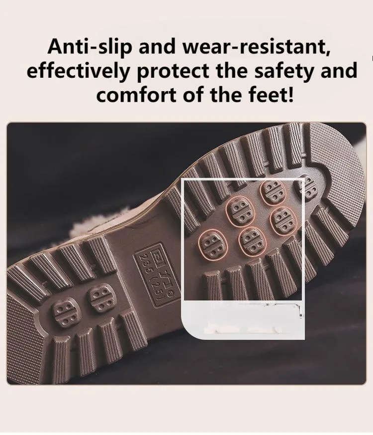 Winter Women's Casual Snow Boots Warm Non-slip Thick Soled Boots