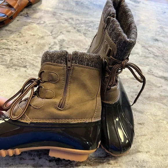 Winter Women’s Duck Rain Boots Size 8
