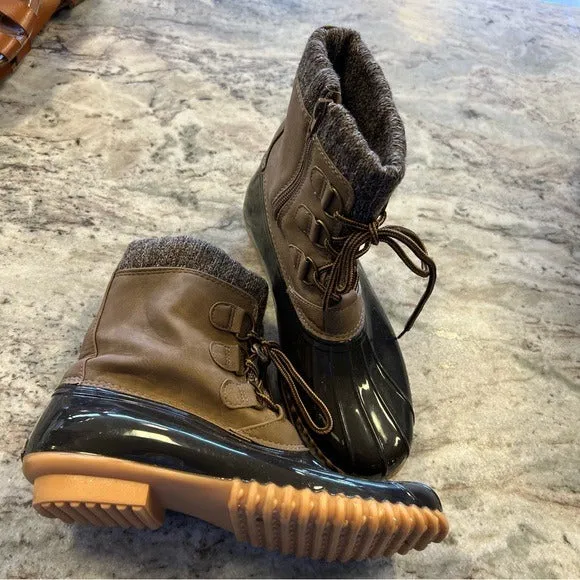 Winter Women’s Duck Rain Boots Size 8
