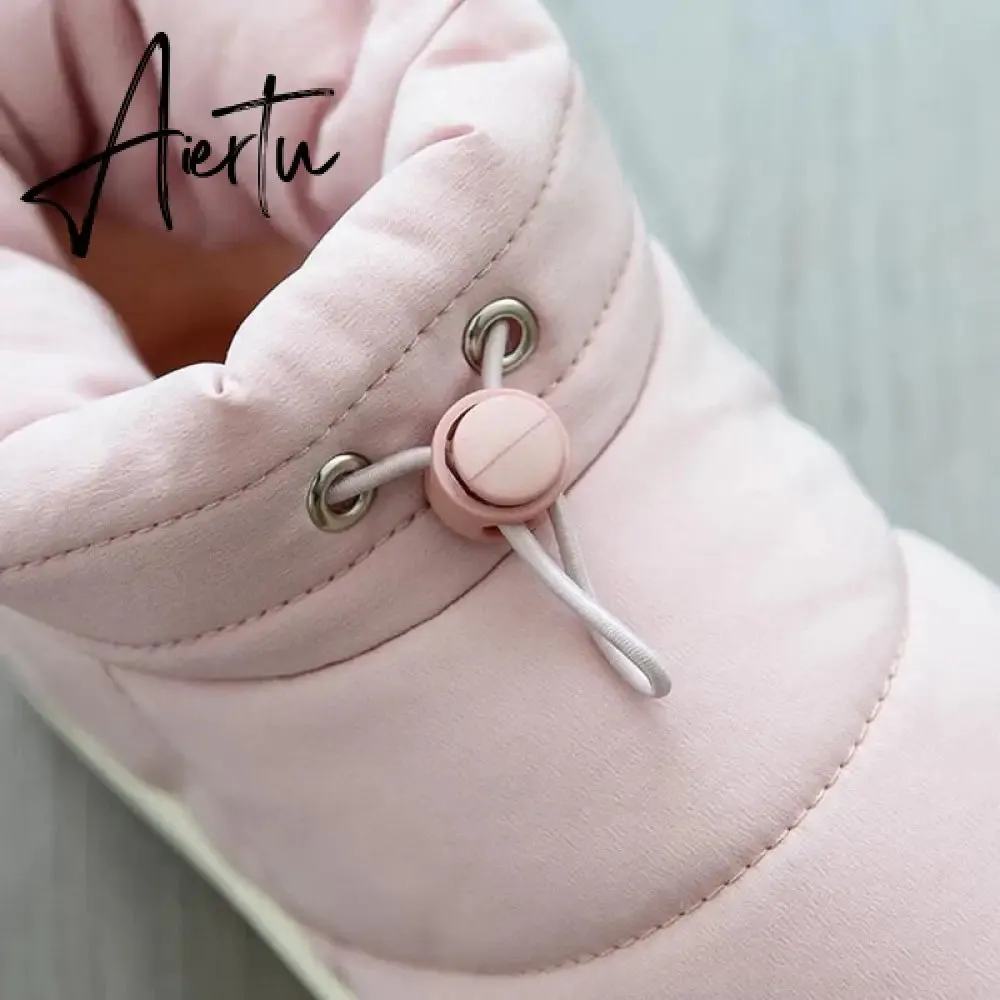 Women snow boots waterproof calzado mujer winter sapato feminino women's ankle boots warm outdoor shoes mixed colors