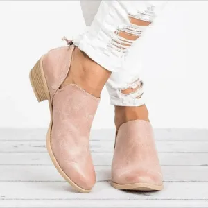 Women Winter Boots Slip On Women Causal Ankle Boots Platform Shoes