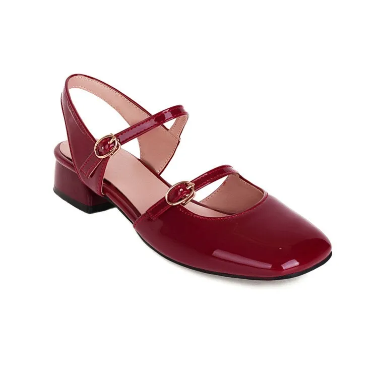 Women's Buckles Belts Sandals
