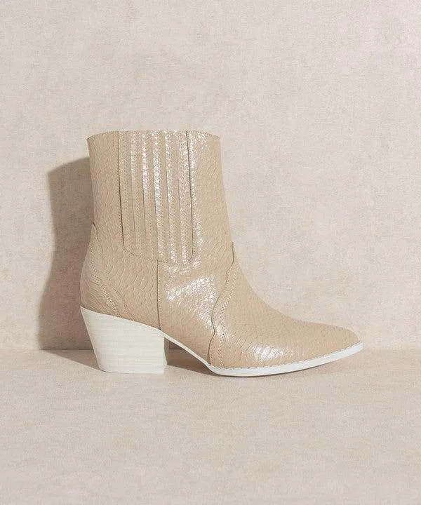 Womens Shoes Style No. Dawn - Paneled Western Boots