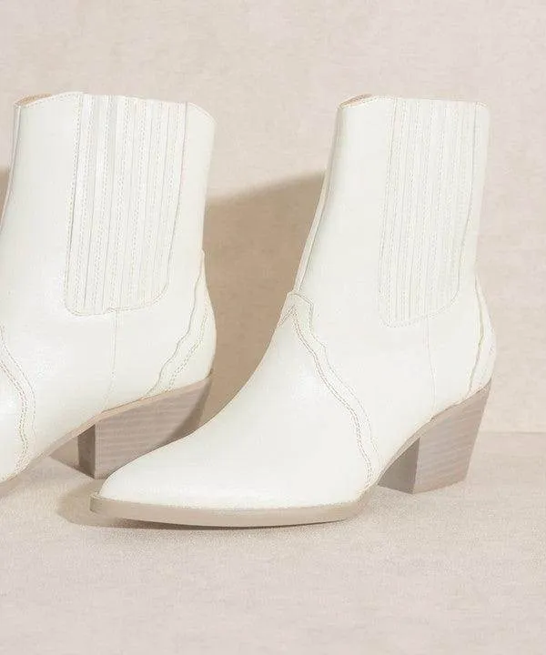 Womens Shoes Style No. Dawn - Paneled Western Boots