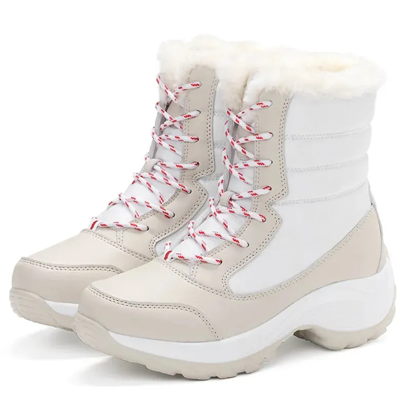 Women's Winter Ankle Boots: Warm, Waterproof, Non-slip, Stylish Casual Wear